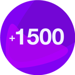 +1500